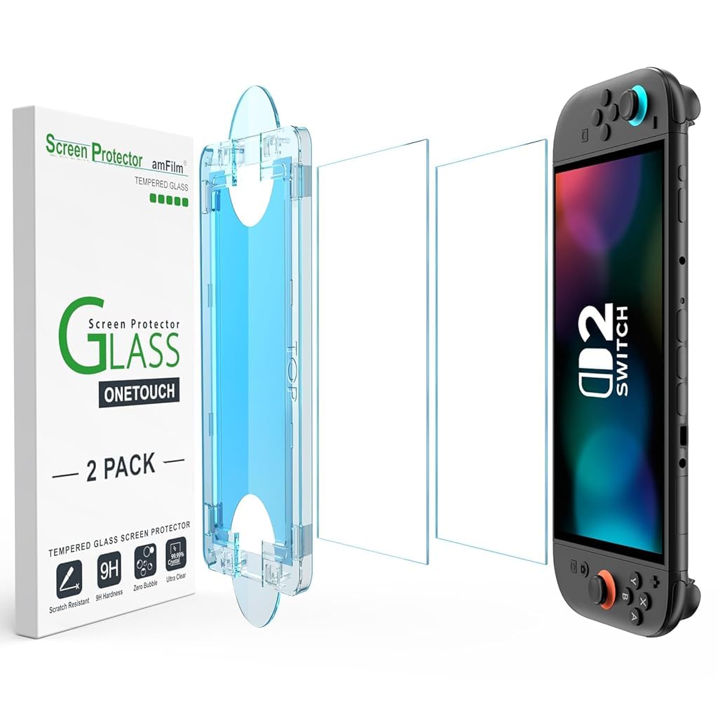 ZORBES® ORBES Auto-Alignment OneTouch for Switch 2 Screen Protector ZORBES® ORBES Auto-Alignment OneTouch for Switch 2 Screen Protector